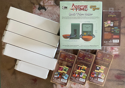 Cryptozoic Adventure Time Card Wars Lot Kickstarter, Playmats, BMO