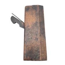 Fine User Antique Vintage W. Bownan Round T. Hide Moulding Plane 