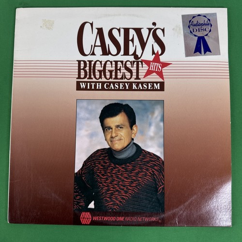 Casey Kasem LP Casey's Biggest Hits 92-01 December 1991 - Picture 1 of 9