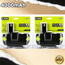 2PACK For RYOBI 18V 4.0Ah P108 Battery 18Volt Lithium-Ion One Plus P102 P103 NEW