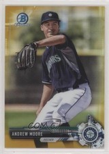 2017 Bowman Chrome Prospects Gold Refractor 2/50 Andrew Moore #BCP152 sc5
