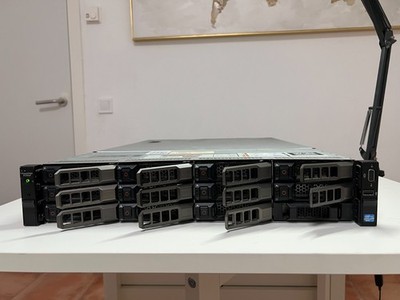 Dell PowerEdge R720xd 128GB 2x E5-2690 v2 12xLFF H710 2U Server