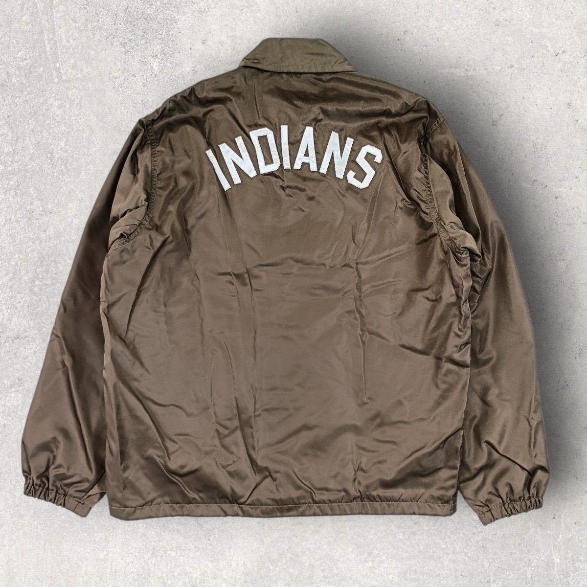 Joe McCoy Coach Jacket Indian Patch Nylon Jacket Size M Real 
