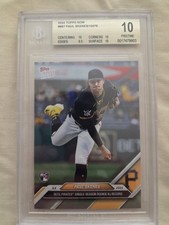 2024 Paul Skenes RC Topps Now  Beckett 10 Pristine