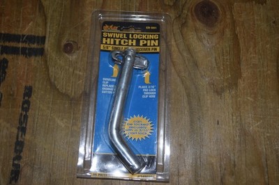 Bully Swivel Locking Hitch Pin 5/8'' Single Piece Receiver Heavy Duty Trailer RV