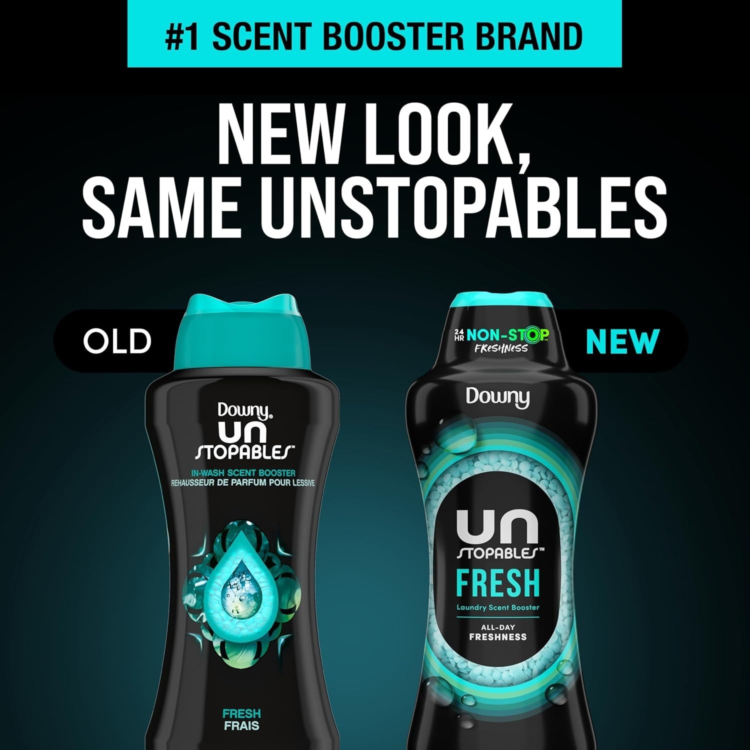 Downy Unstopables In Wash Scent Booster Beads, Fresh Scent, 24 oz