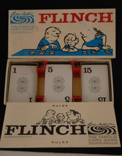 Vintage 1963 Flinch Game By Parker Brothers 150 Card Complete With Rules in box