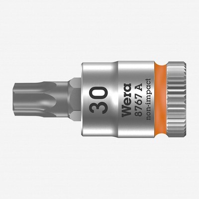 Wera 003393 8767 A TORX Zyklop Bit Socket with 1/4'' Drive, T30