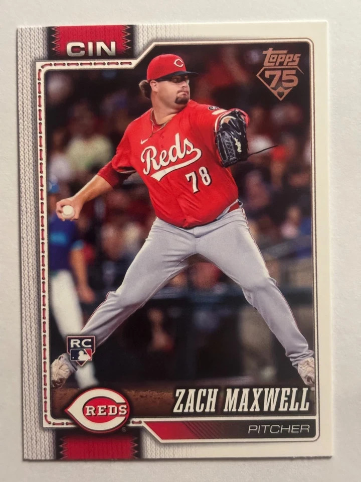 Zach Maxwell RC 2026 Topps 75 YEARS Baseball Series One #143 Rookie