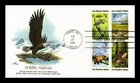 Dr Jim Stamps Fdc 18C Save Wildlife Habitats Setenant Block Fleetwood