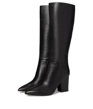 Sz 6 Nine West Womens Peachey Black Leather 6 Medium
