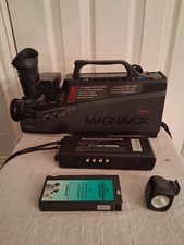 VINTAGE Magnavox CVL325 VHS-HQ Camcorder CCD Auto Focus W/ Manual Strap UNTESTED