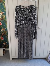 & Other Stories black and white heart longdress eur 38