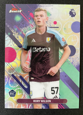 2025-26 Topps Finest Rory Wilson Aston Villa Saturday 3PM SSP Rookie RC