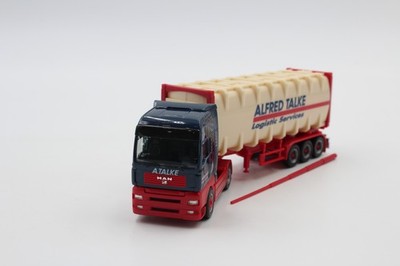 Herpa DAF CF Bulkcontainer-Sattelzug Hoyer-Talke blau 1:87 /H30026