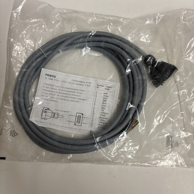 Festo Cable Pin Assignment 377917 For Cable 177673, 177674 And For Socket 177675