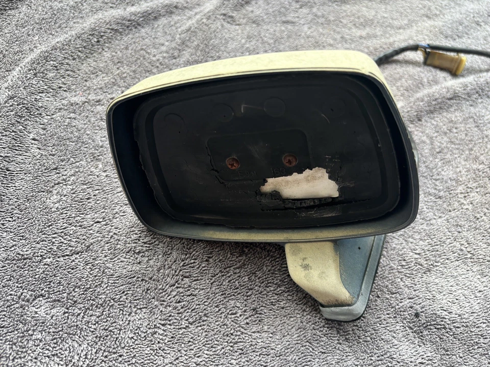 1979 - 1983 Nissan 280ZX driver OEM espelho retrovisor lateral esquerdo alimentado azul - Imagem 3 de 4