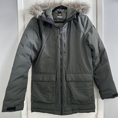 Adidas Xploric Men s Parka Puffer Winter Jacket Grayish Green Size Men's Small