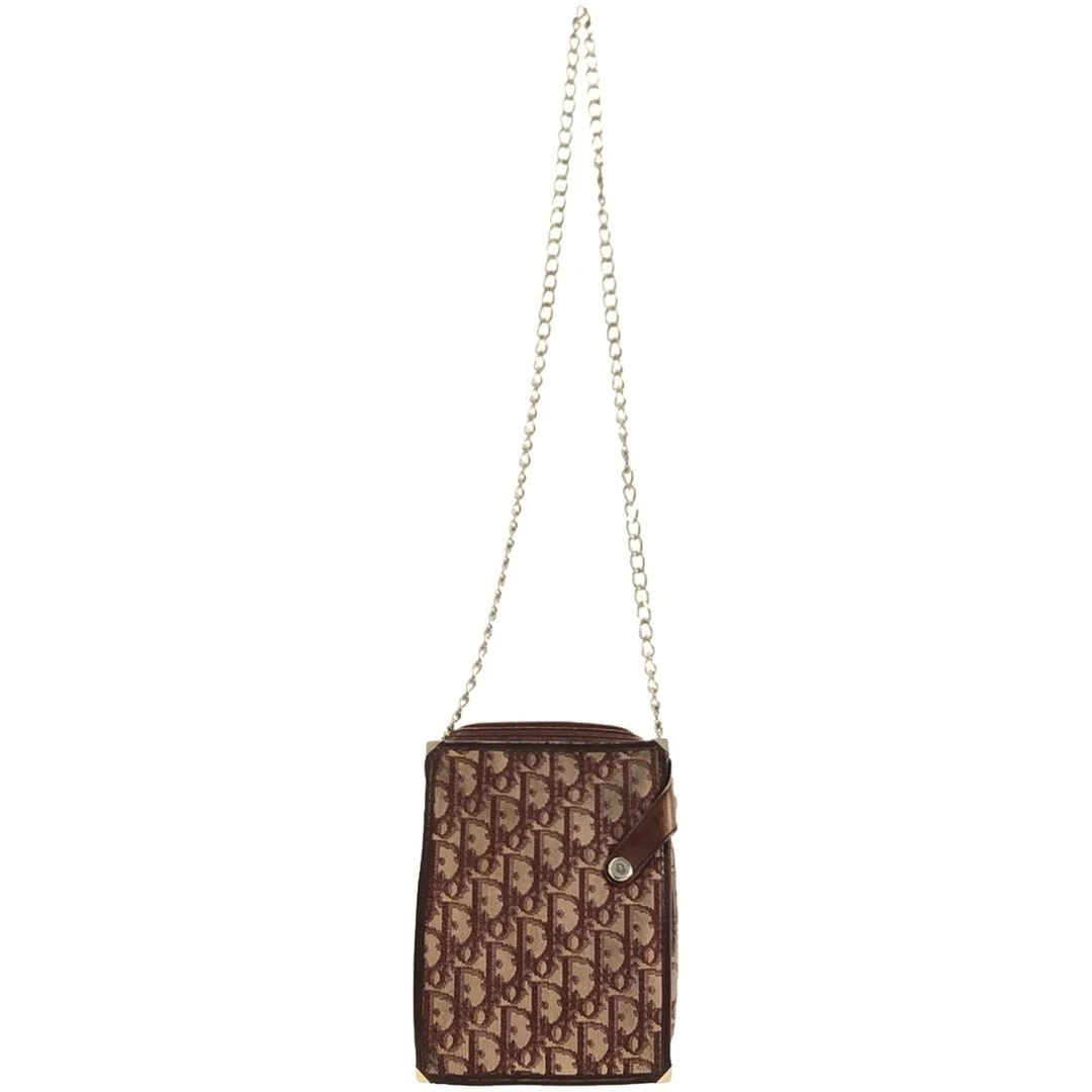 Sac bandoulière trotteur Dior Christian vintage bordeaux occasion 202502Y