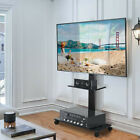 <!--F#f_0-->Rolling Trolley TV Floor Stand Portable Television w /Swivel VESA Bracket 32-70