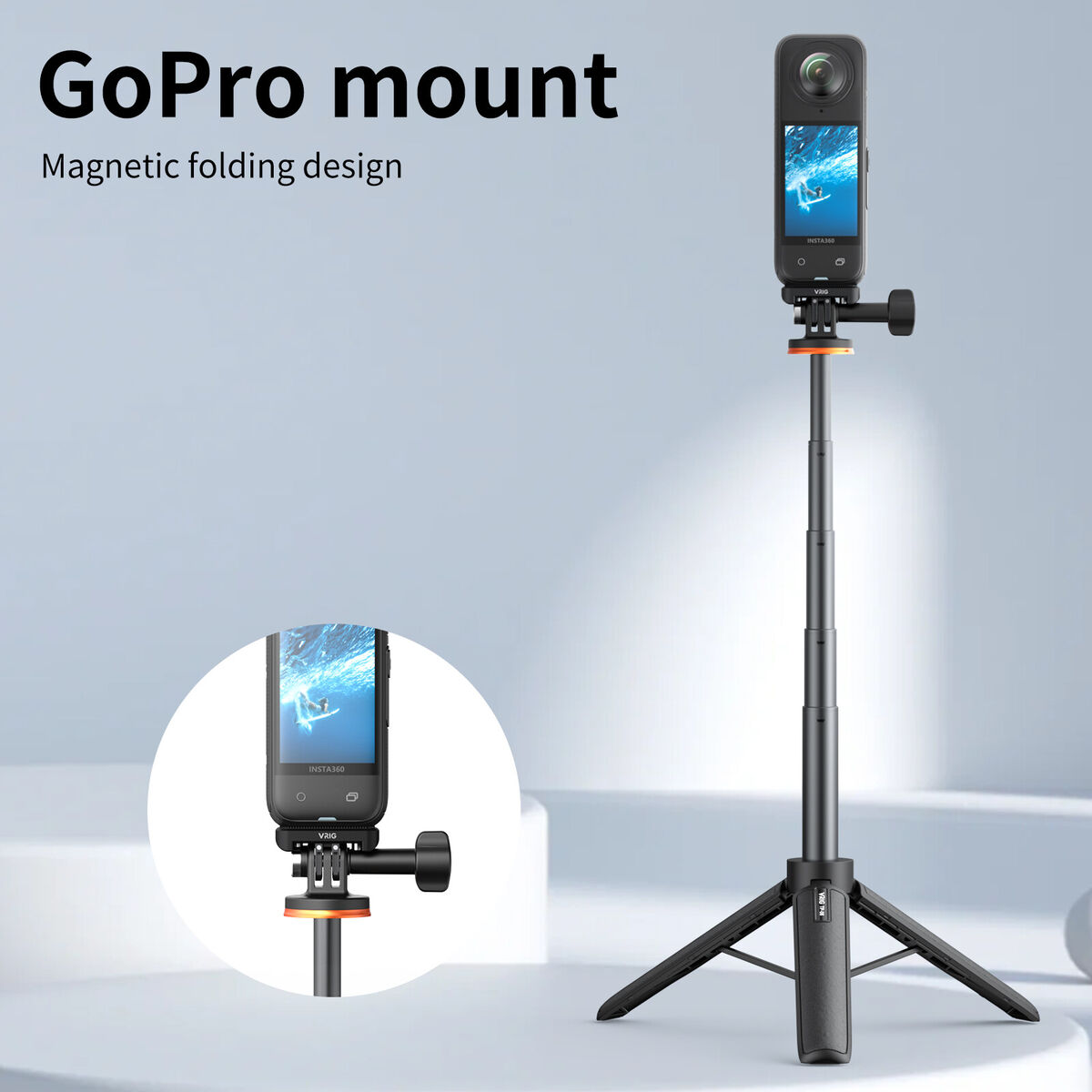 For Insta360 X4 3-in-1 Quick Release Mount 1/4 For Insta360 X4 3-in-1 Quick Release Mount 1/4