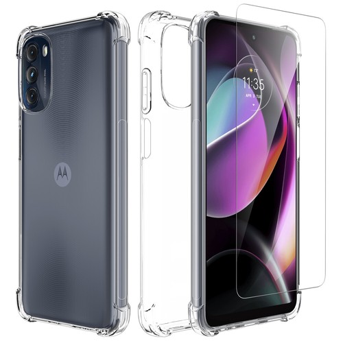 Shockproof Case TPU Cover/Tempered Glass For Motorola Moto G Stylus 5G/G 5G 2022