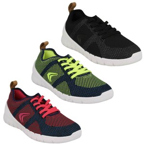 Childrens Boys Girls Clarks Trainers Sprint Flux