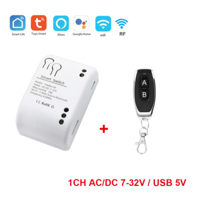 TUYA Wlan Funkschalter Empfänger Modul DC 7V 12V 32V mit