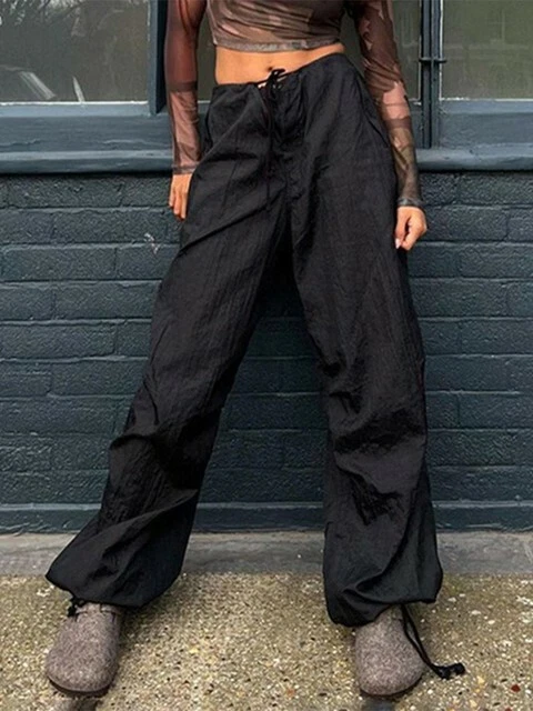 Baggy shop parachute pants