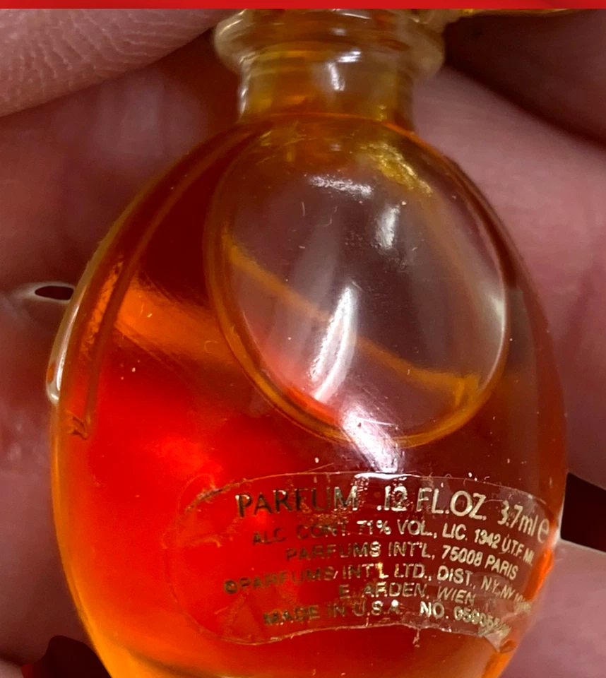 Винтажный мини-сплэш Elizabeth Taylor Diamonds & Sapphires Pure Parfum 0,12 жидкой унции - Изображение 3 из 4