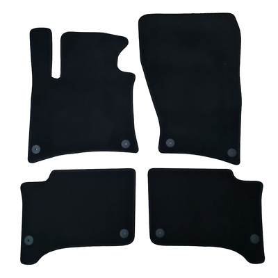 Car Floor Mats For VW Touareg Velour Waterproof Black Carpet Rugs Auto Liners