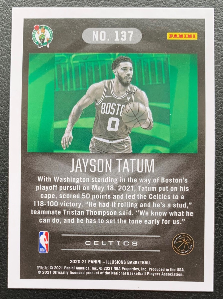 2020-21 PANINI ILLUSIONS BASKETBALL JAYSON TATUM BOSTON