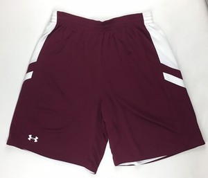 Under Armour mens Undeniable reversible Basketball Shorts Maroon White xl