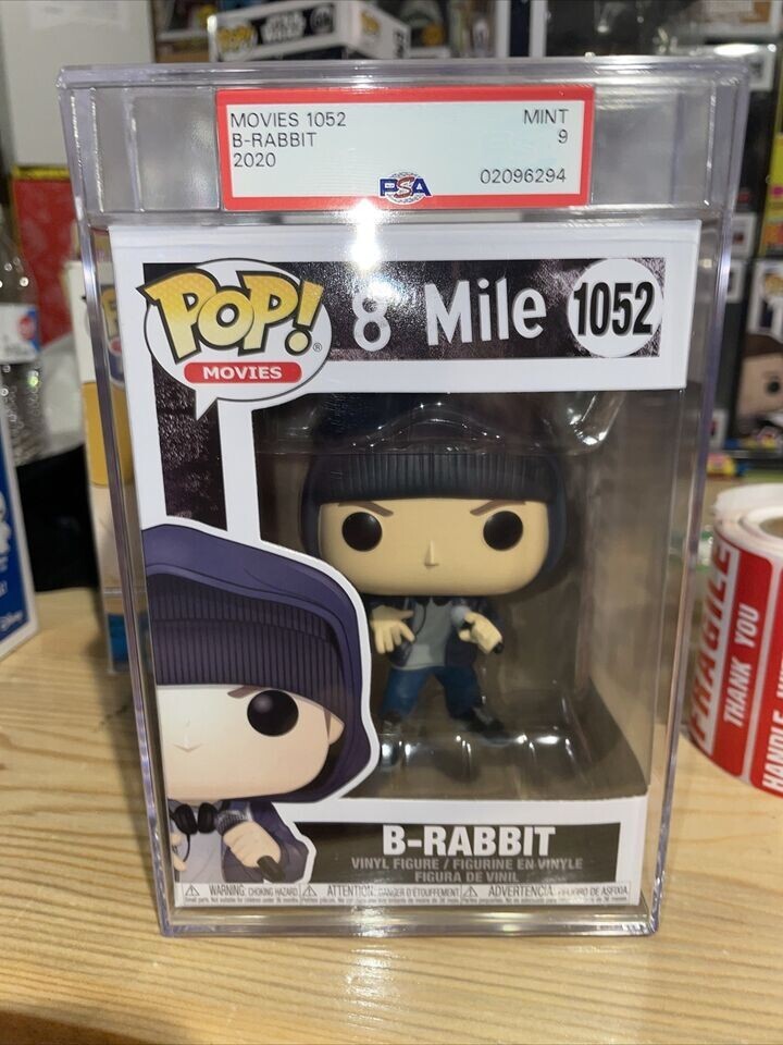 2020 Funko POP! PSA 9 Movies B-Rabbit #1052 (Vaulted) Eminem 2020 Funko POP! PSA 9 Movies B-Rabbit #1052 (Vaulted) Eminem