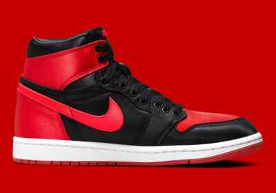 Nike Air Jordan 1 Retro High OG Satin Bred FD4810-061 Womens New