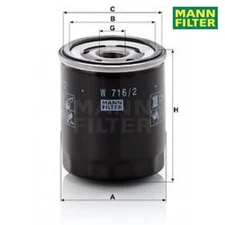 Oil filter Mann filter W716/2 for Alfa Romeo Giulietta Mito