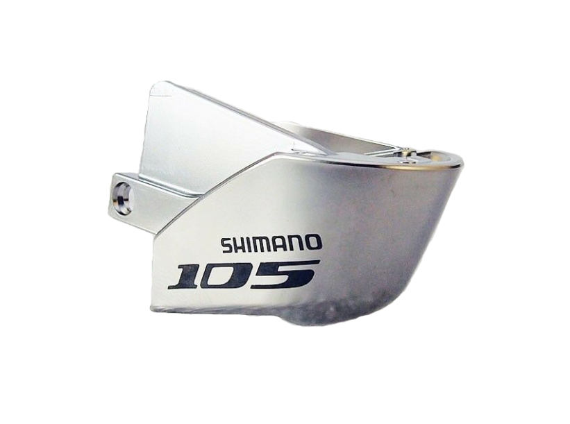 Shimano 105 ST-5700 Right Hand Lever Name Plate w/ Fixing Screw Silver 1pce