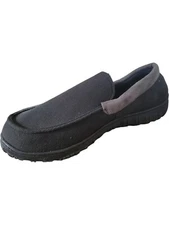 Men's Moccasin Memory Foam Slippers Comfort Loafer House Outdoor Shoes Sz13