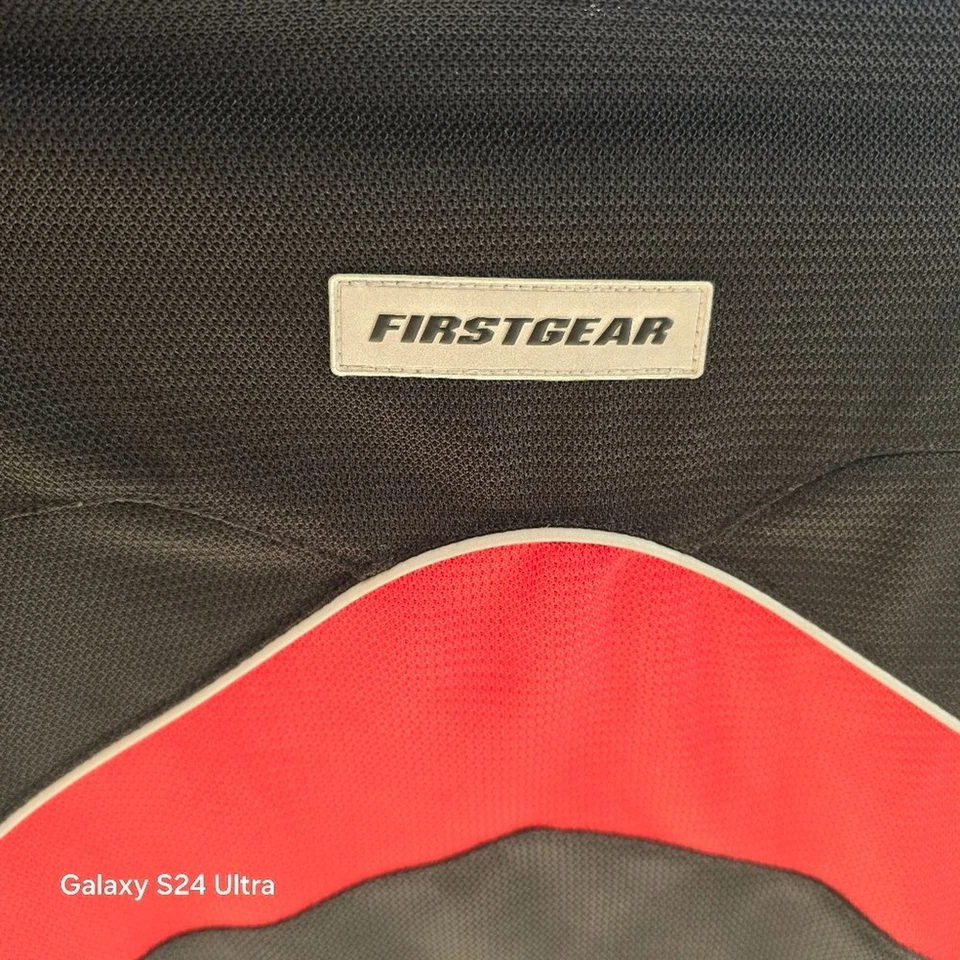 FirstGear Motorcycle Jacket Men's size M Black Red Removable Liner Biker Jacket - Image 4 of 4