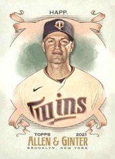 2021 Topps Allen & Ginter #165 J.A. Happ