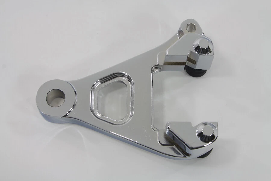 Soporte de pinza de freno trasero cromado para Harley Davidson Foto 2 de 4