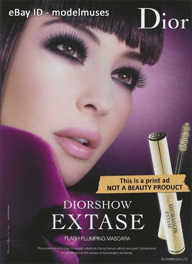 DIOR Beauty 1 Page Magazine IMPRIMÉ AD 2010 MONICA BELLUCCI beaux yeux