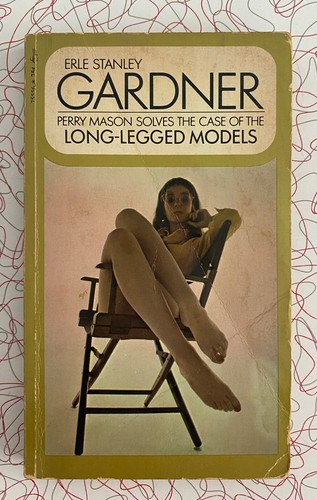 vtg pulp book novel Erle Stanley Gardner Perry Mason Long Legged Models Mystery - Imagen 1 de 2