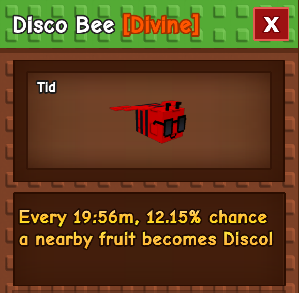 Disco Bee - Egg Price & Pet Passive In Grow A Garden - Foto 4