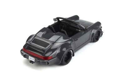 rwb。 GT PORSCHE RWB 964 WIDE BODY GT WING WHITE GREEN 1/64 DIECAST