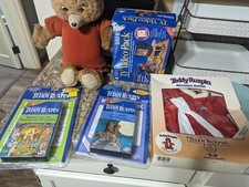 teddy ruxpin 1985 Plus Extras Adventure Outfits VHS Video Pack Some Brand New