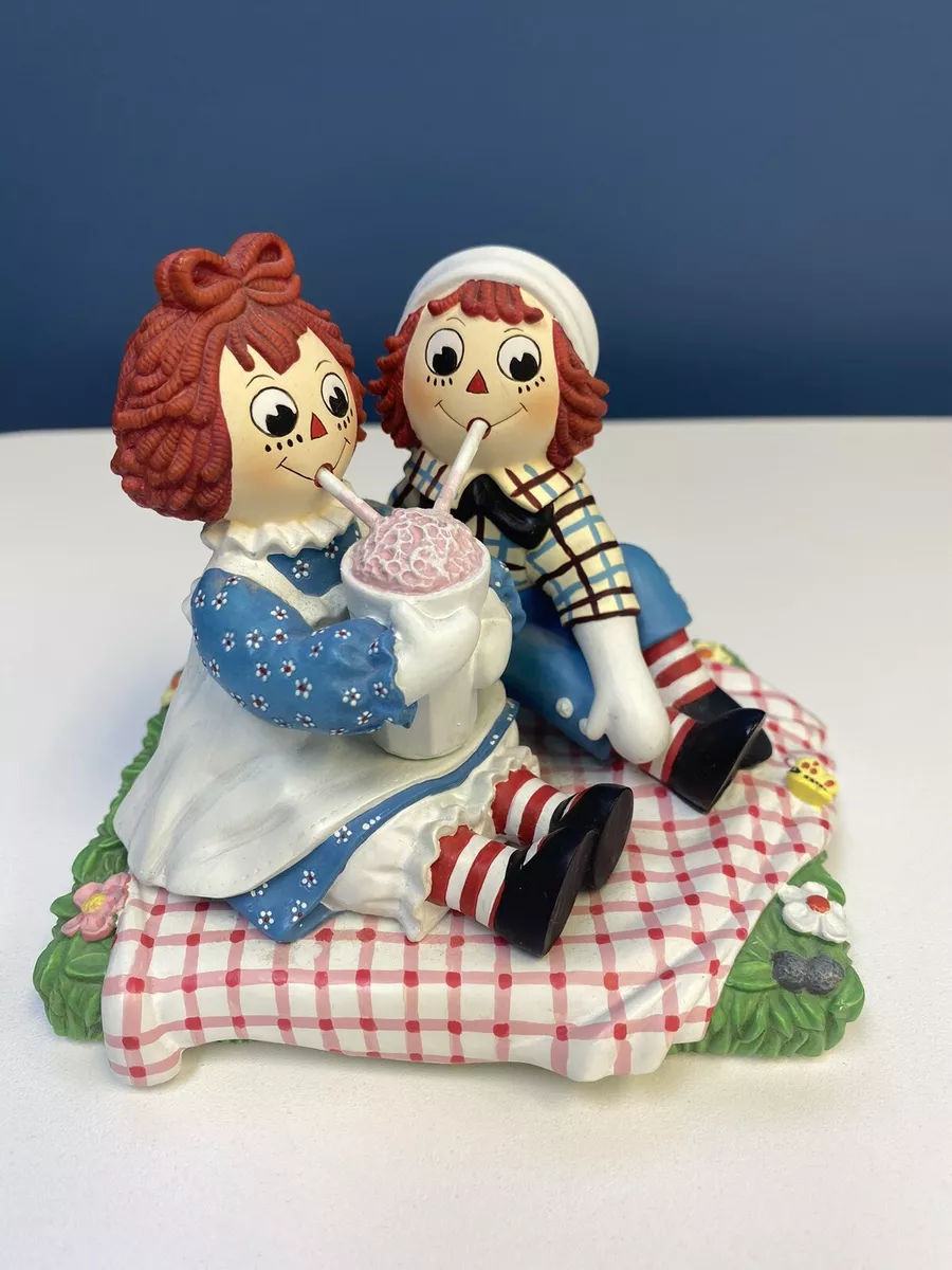 Danbury Mint Raggedy Ann Andy Treat for Two Figurine 1999 eBay