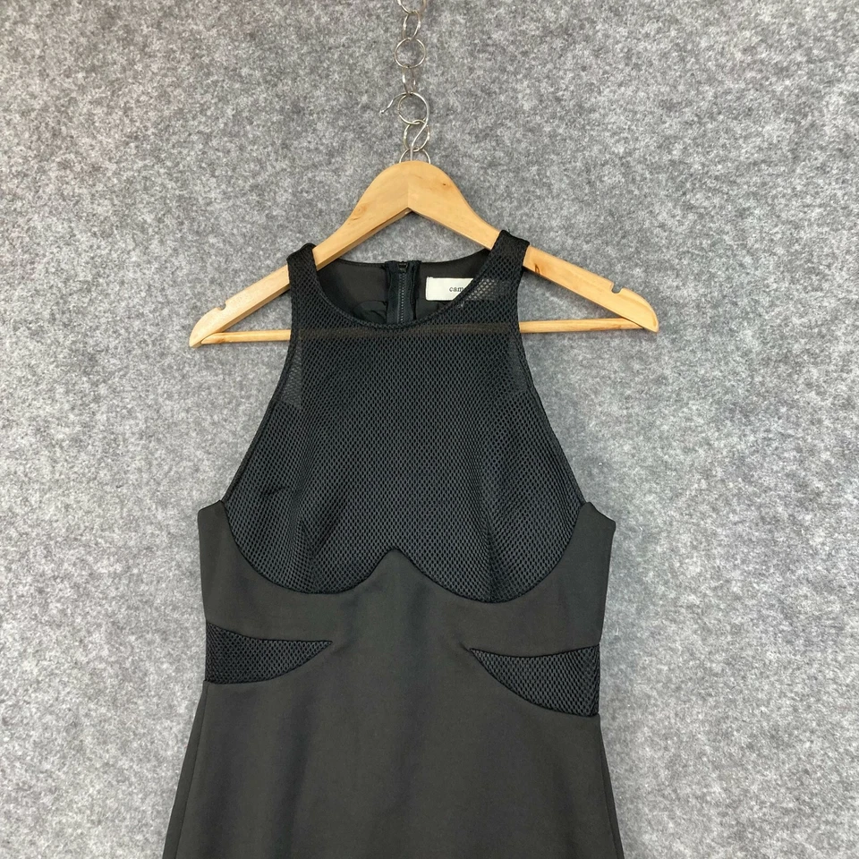 Vestido camafeo para mujer talla M mediano negro sin mangas funda cremallera 37808 Foto 3 de 4