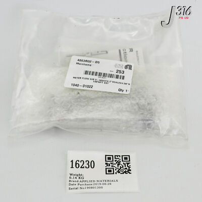 16230 APPLIED MATERIALS METER FLOW AIR 5-50SCFH 2SCALEX4.56H 1