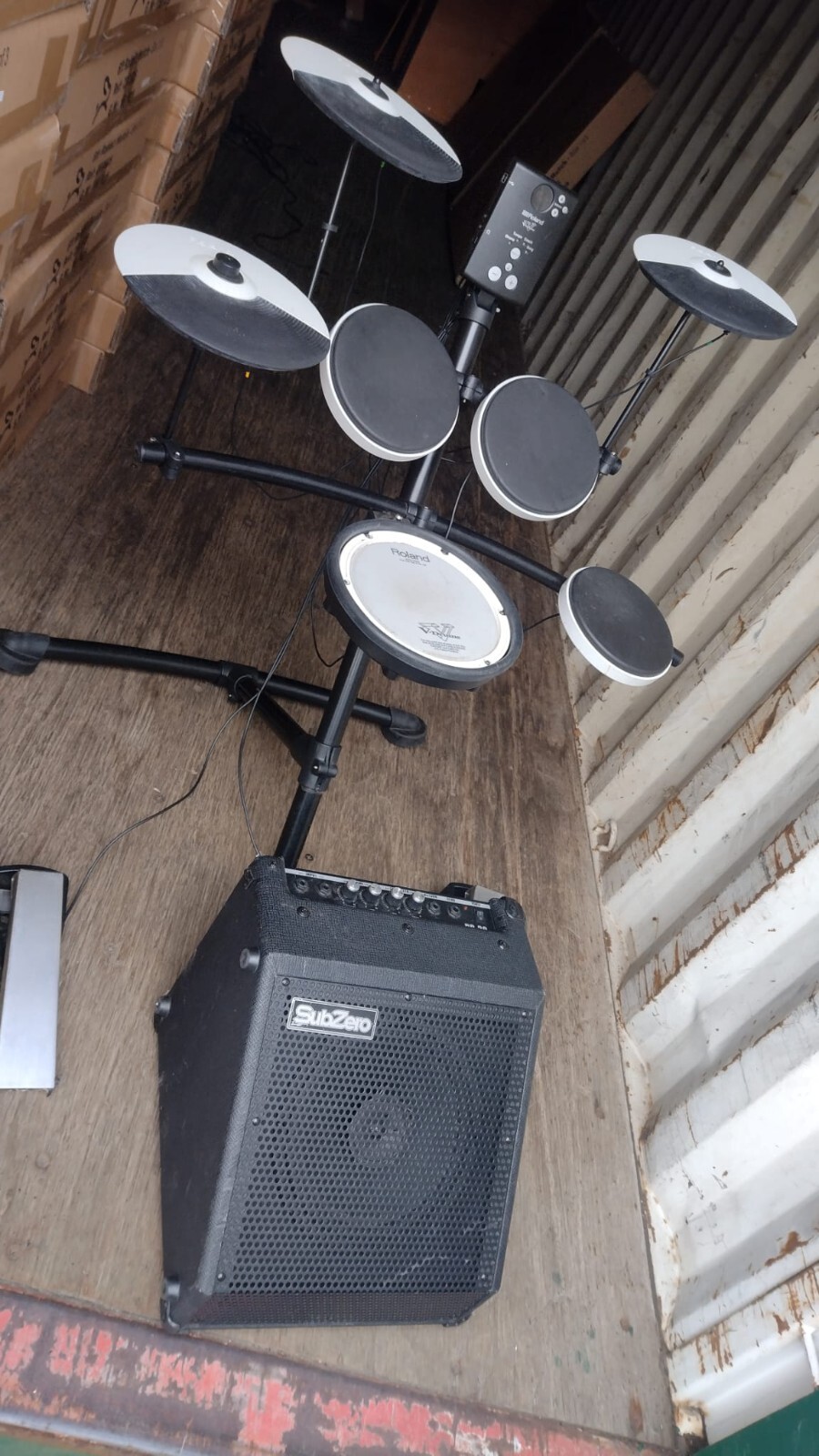 Roland TD1KV Electronic Drum Kit + SubZero DR30 AMP eBay
